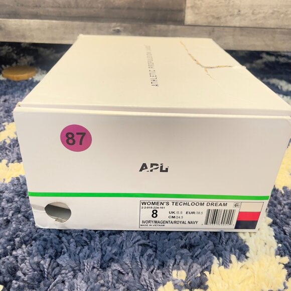 NIB NEW APL Women's Techloom Dream Ivory Magenta Roayl Navy Size 8 - Picture 9 of 9